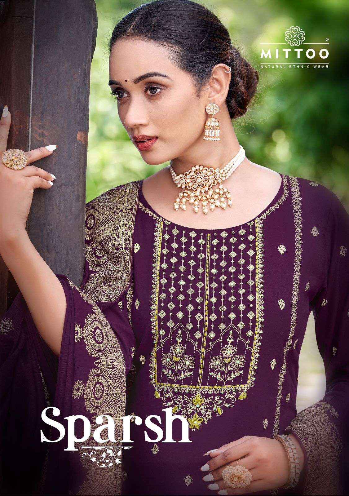 MITTOO SPARSH RAYON FANCY DESIGNER READYMADE SUITS ( 6 PCS CATALOG )