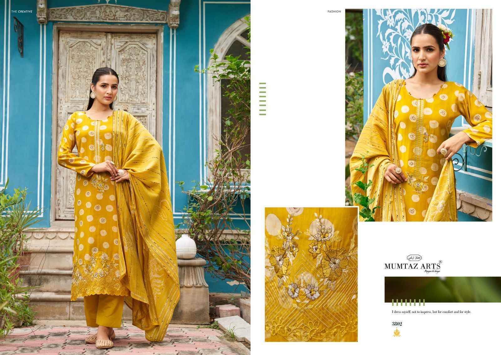 Mumtaz Arts Jasmine Viscose Salwar Kameez ( 4 pcs Catalogue )