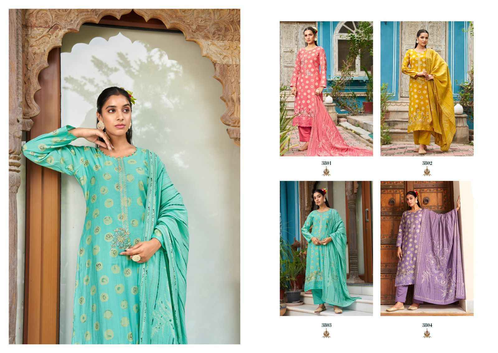 Mumtaz Arts Jasmine Viscose Salwar Kameez ( 4 pcs Catalogue )