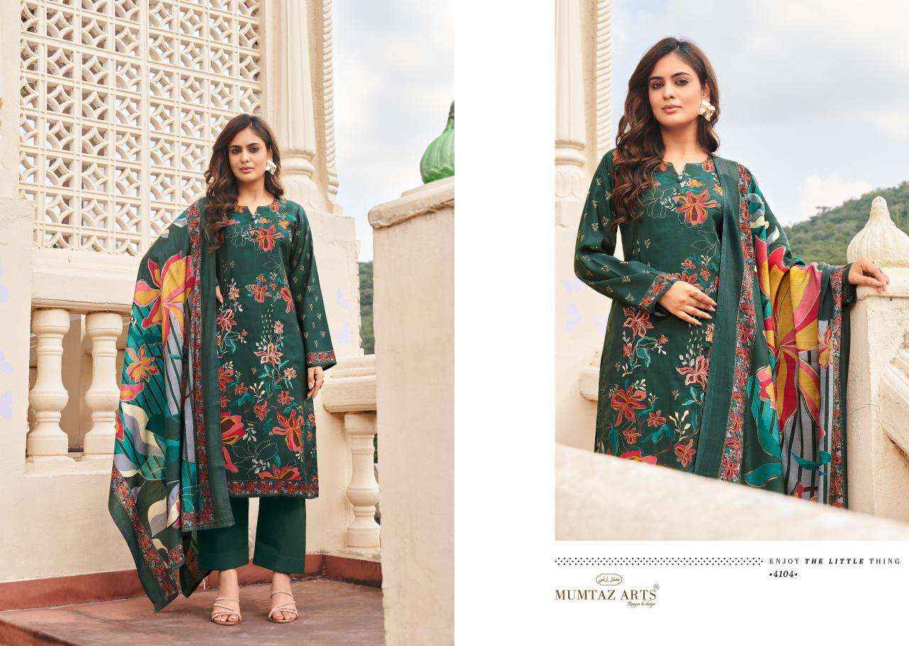 MUMTAZ ARTS MANNAT VISCOSE DRESS MATERIAL ( 6 PCS CATALOG )