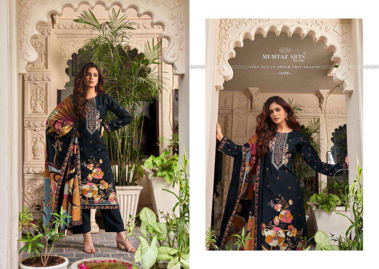 MUMTAZ ARTS MANNAT VISCOSE DRESS MATERIAL ( 6 PCS CATALOG )