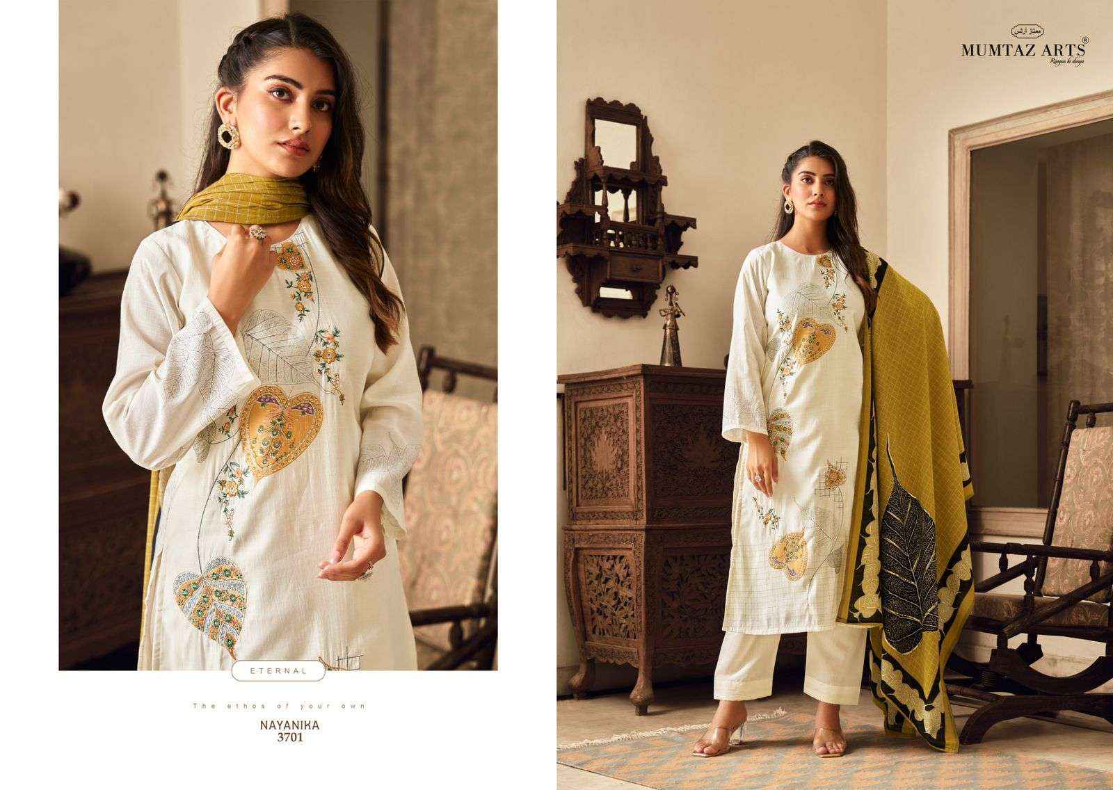 MUMTAZ ARTS NAYANIKA VISCOSE DIGITAL PRINT SUIT ( 8 PCS CATALOG )