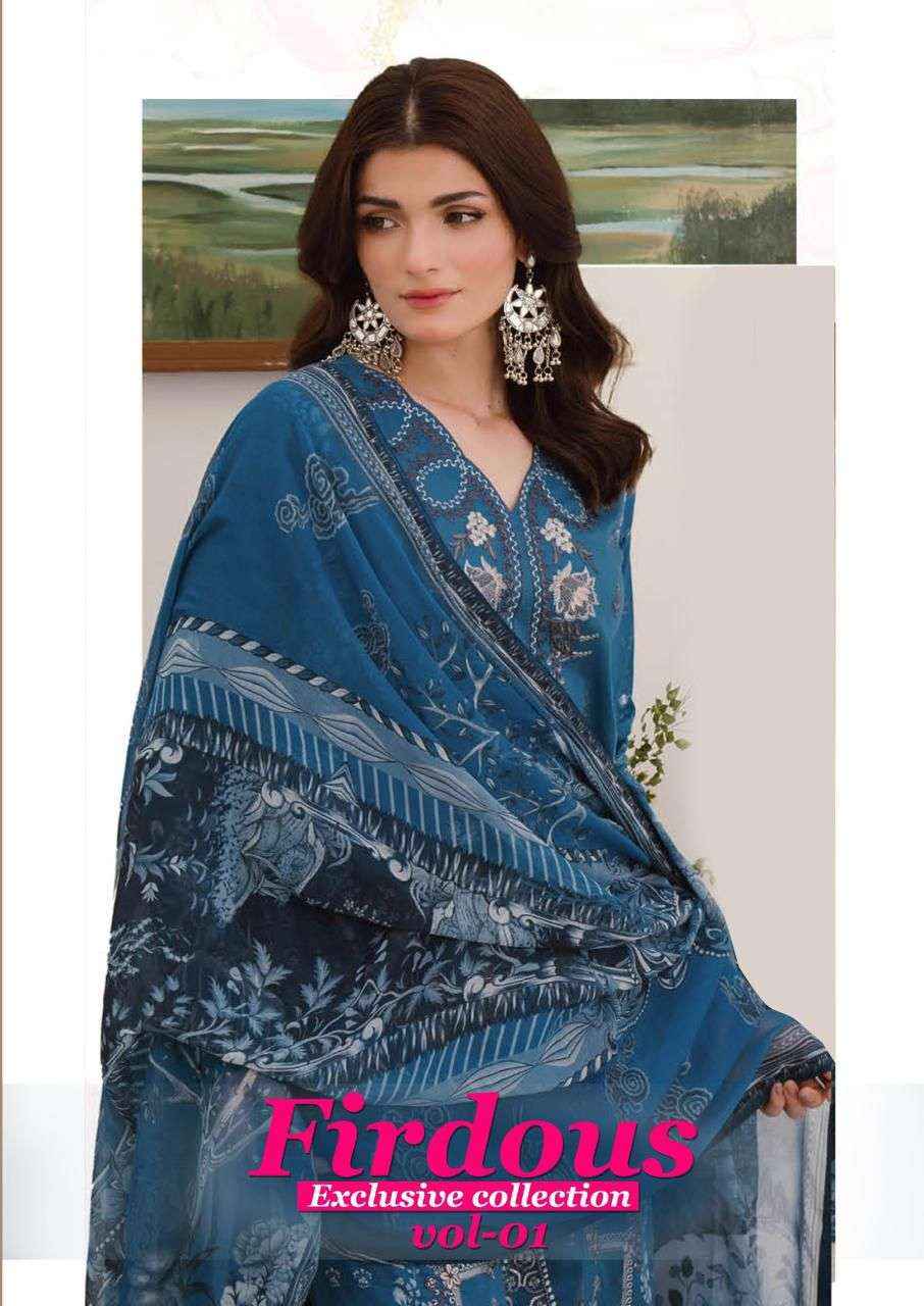 NAND GOPAL FIRDOUS VOL 1 COTTON DIGITAL PRINT PAKISTANI SUIT ( 8 PCS CATALOG )