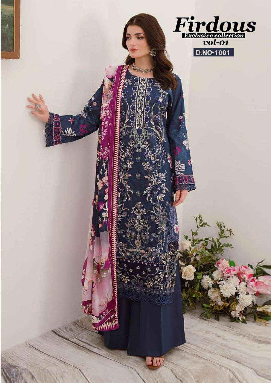 NAND GOPAL FIRDOUS VOL 1 COTTON DIGITAL PRINT PAKISTANI SUIT ( 8 PCS CATALOG )