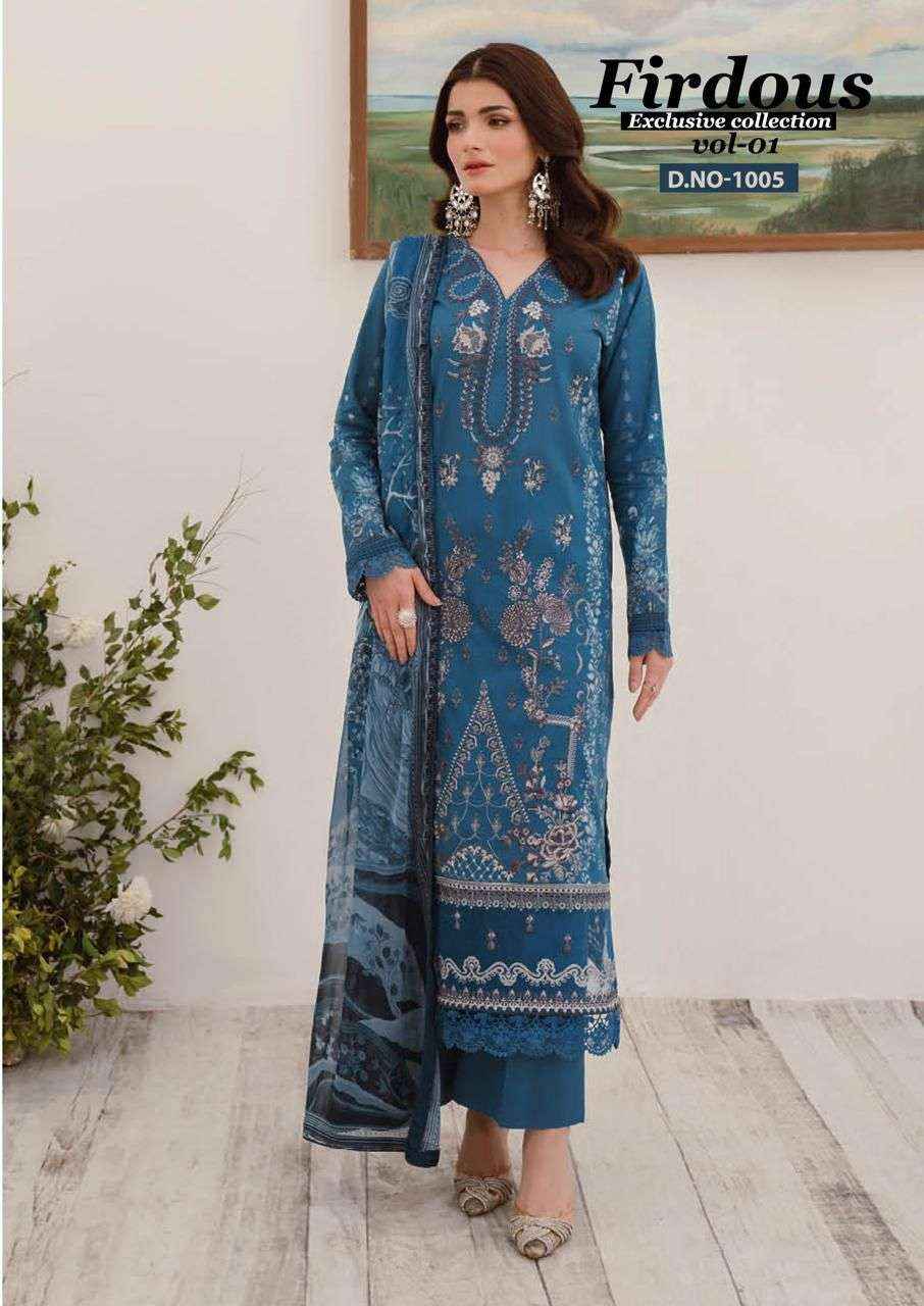 NAND GOPAL FIRDOUS VOL 1 COTTON DIGITAL PRINT PAKISTANI SUIT ( 8 PCS CATALOG )