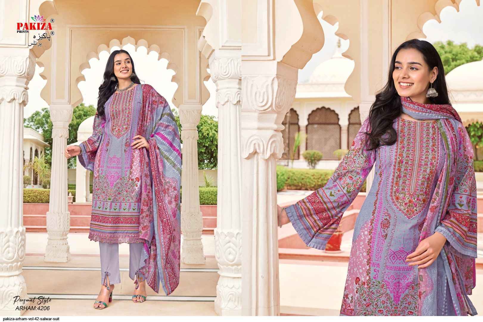 Pakiza Prints Arham Vol 42 Lawn Salwar Kameez (10 pcs Catalogue )