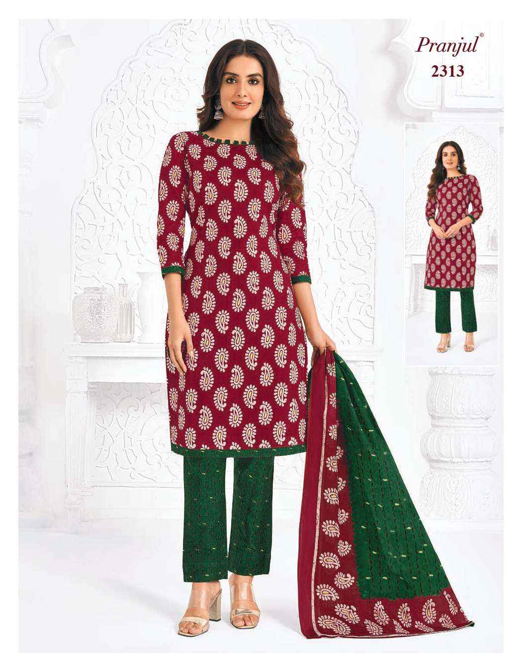 PRANJUL FASHION PRIYANKA VOL 23 PURE COTTON SALWAR SUITS ( 36 PCS CATALOG )