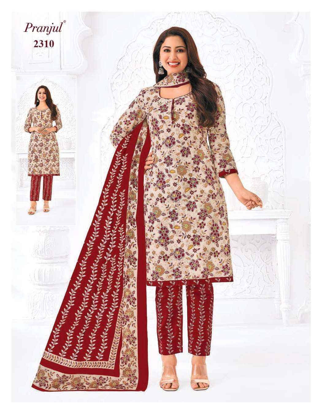 PRANJUL FASHION PRIYANKA VOL 23 PURE COTTON SALWAR SUITS ( 36 PCS CATALOG )