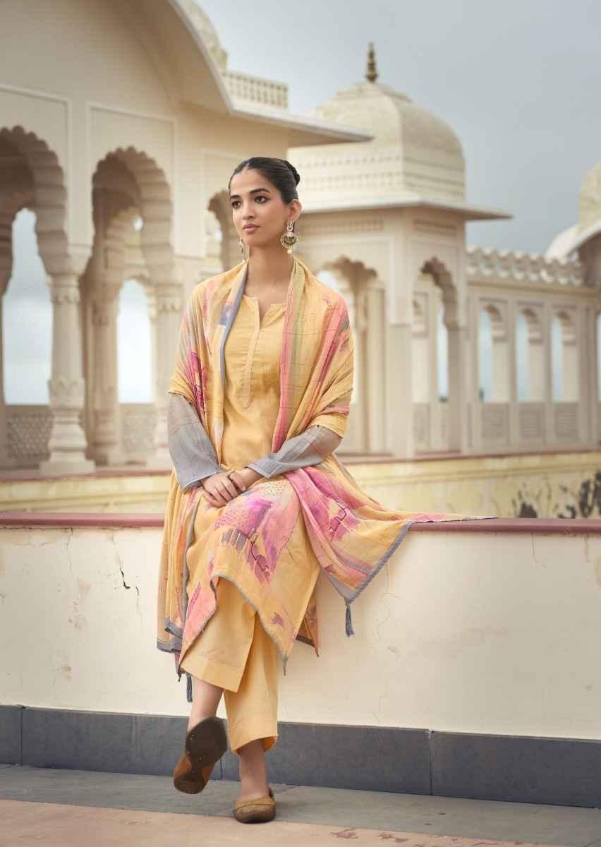 PRM Trendz Eknoor Musline Silk Dress Material ( 6 pcs Catalogue )