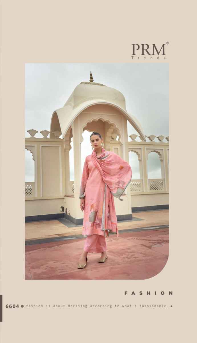 PRM Trendz Eknoor Musline Silk Dress Material ( 6 pcs Catalogue )