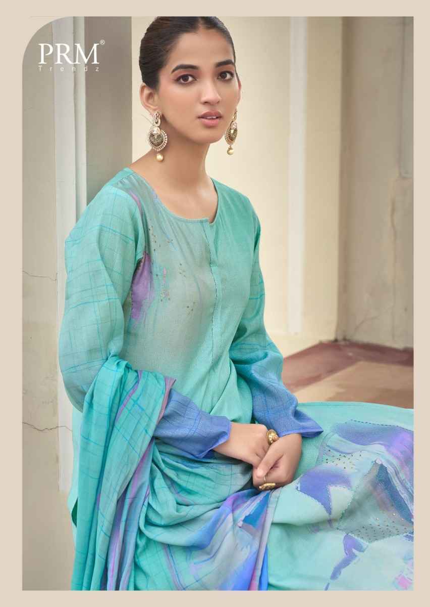 PRM Trendz Eknoor Musline Silk Dress Material ( 6 pcs Catalogue )
