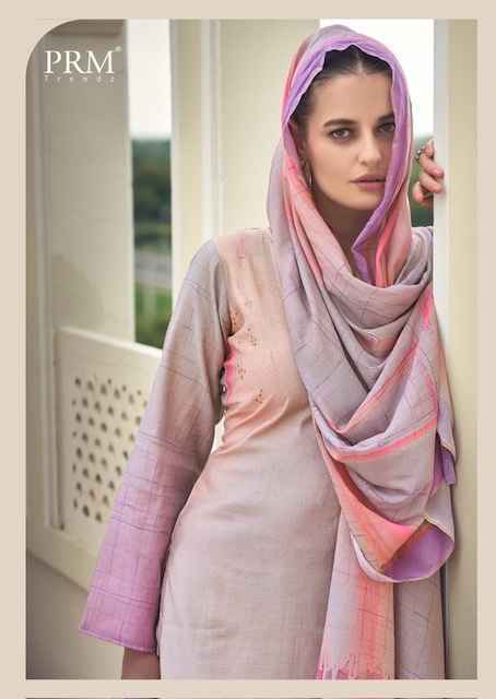 PRM Trendz Eknoor Musline Silk Dress Material ( 6 pcs Catalogue )