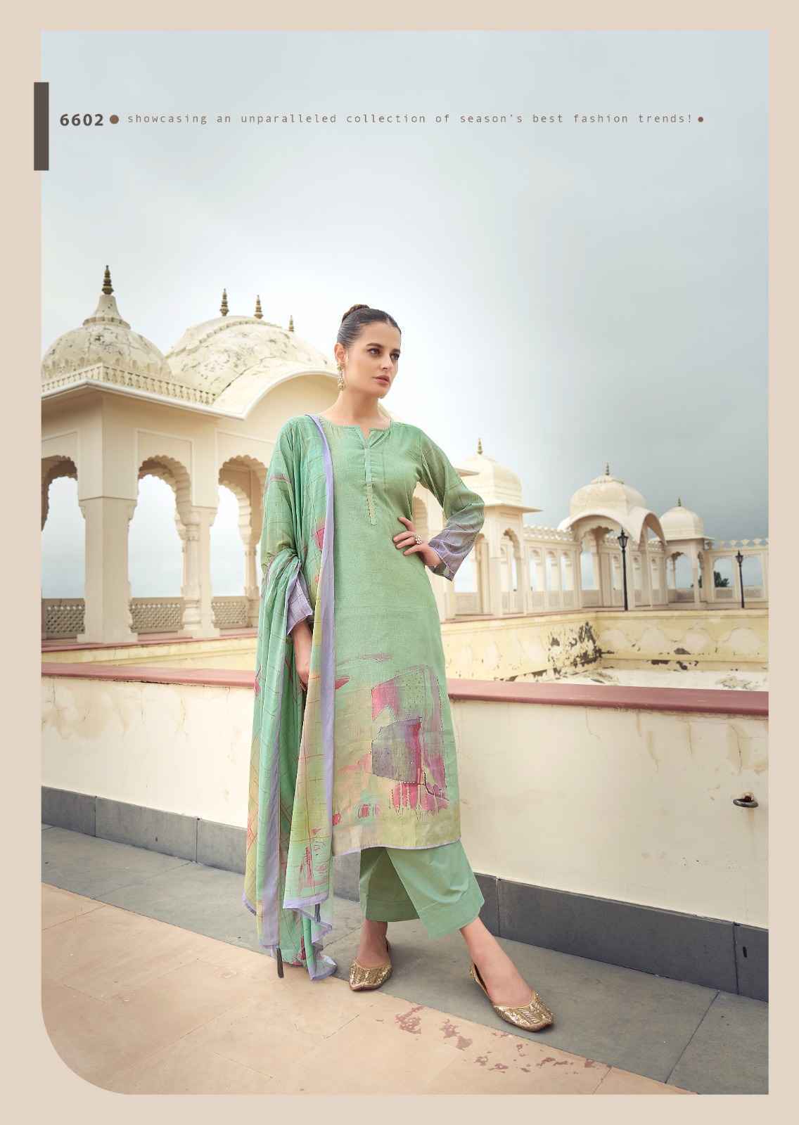 PRM Trendz Eknoor Musline Silk Dress Material ( 6 pcs Catalogue )