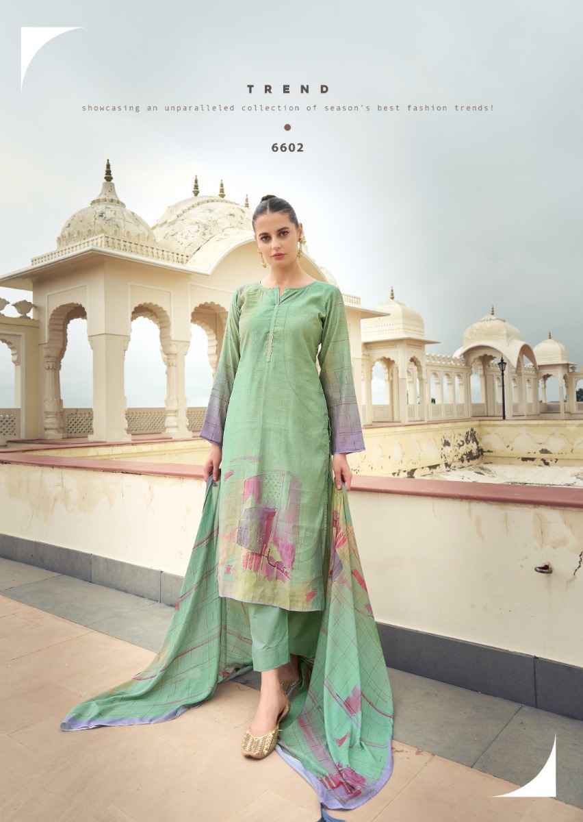 PRM Trendz Eknoor Musline Silk Dress Material ( 6 pcs Catalogue )