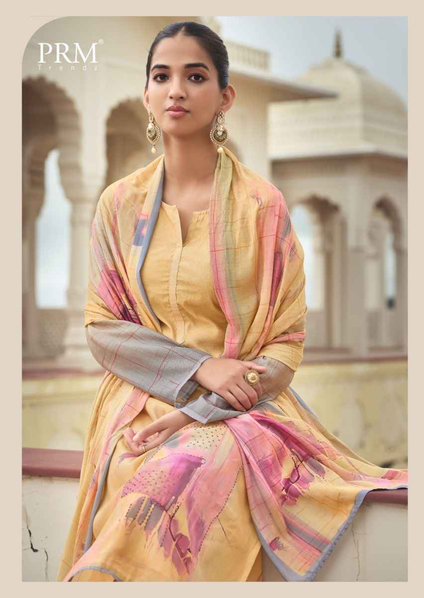 PRM Trendz Eknoor Musline Silk Dress Material ( 6 pcs Catalogue )