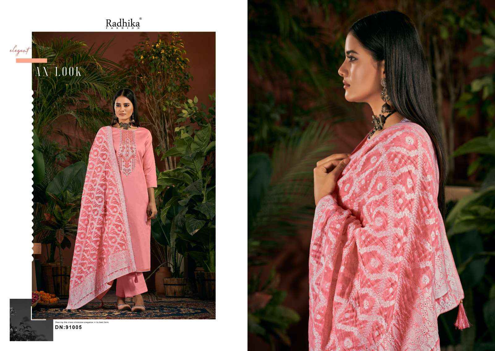 RADHIKA FASHION AZARA CYCLE VOL 2 JAM COTTON EMBROIDERY PAKISTANI SUIT ( 6 PCS CATALOG )