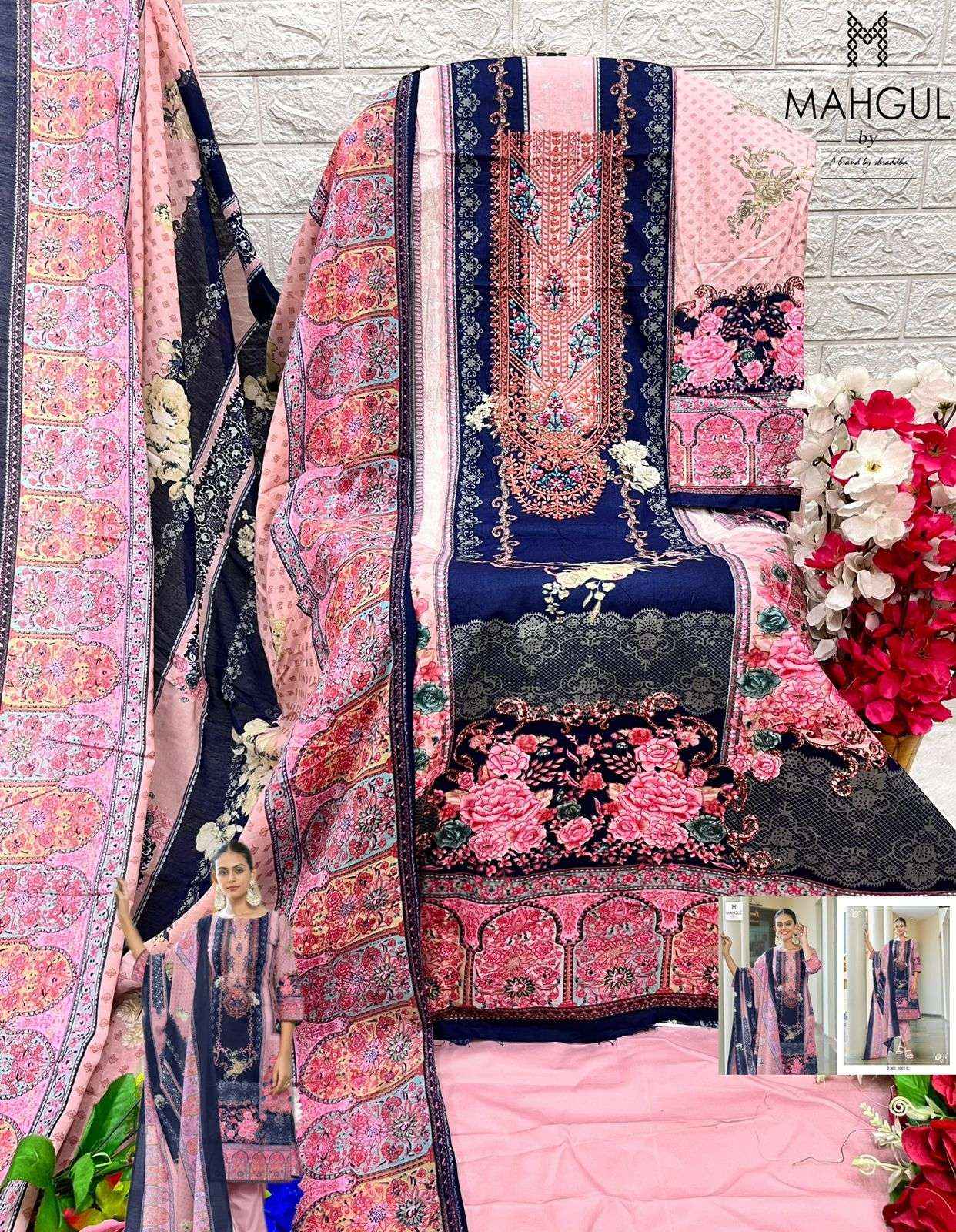 SHARADDHA NX MAHGUL SITRA VOL 1 LAWN COTTON PAKISTANI SUIT ( 4 PCS CATALOG )