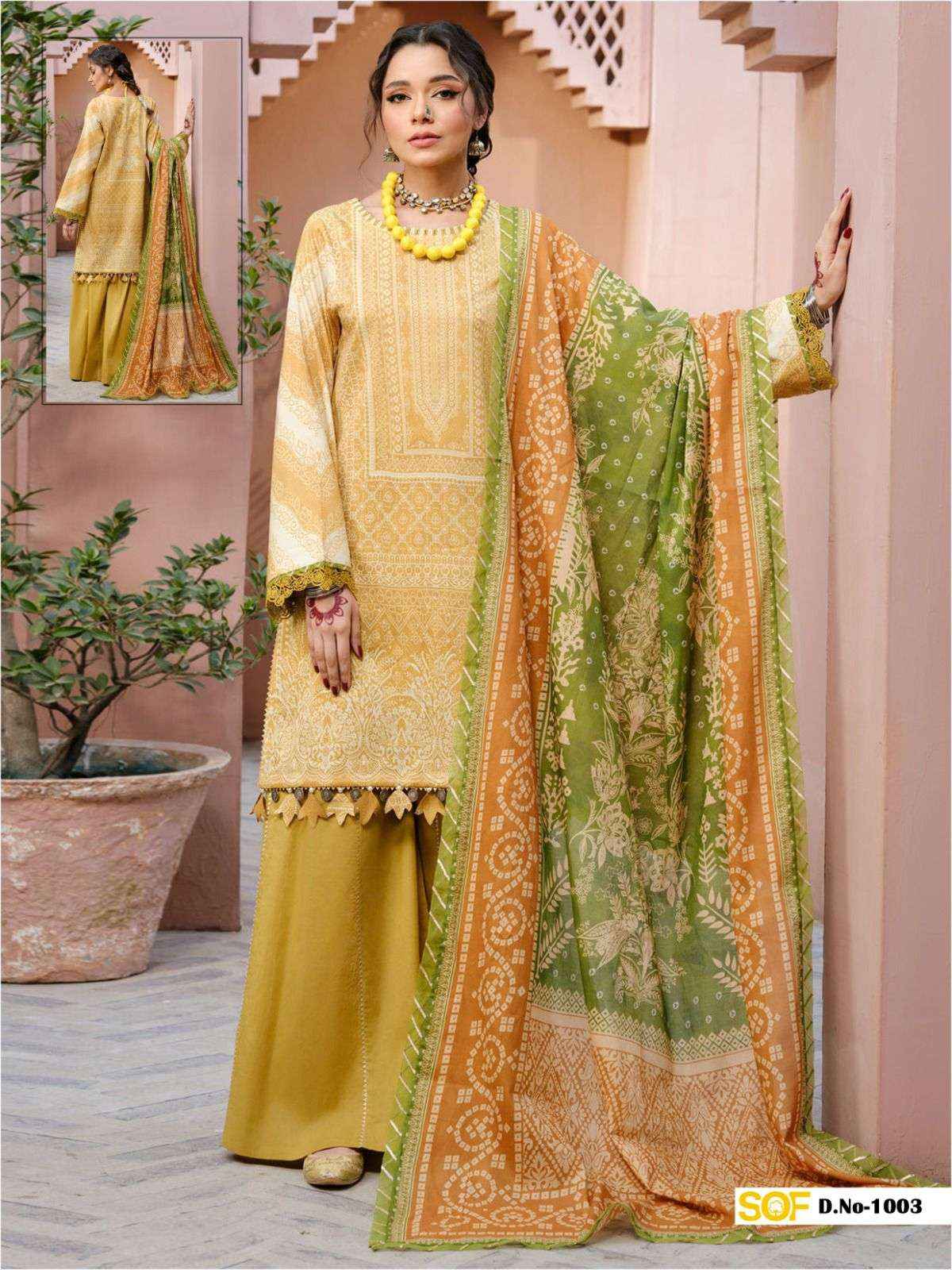 SHREE OM FAB ALIYA B NX LAWN COTTON DRESS MATERIAL WHOLESALE PRICE