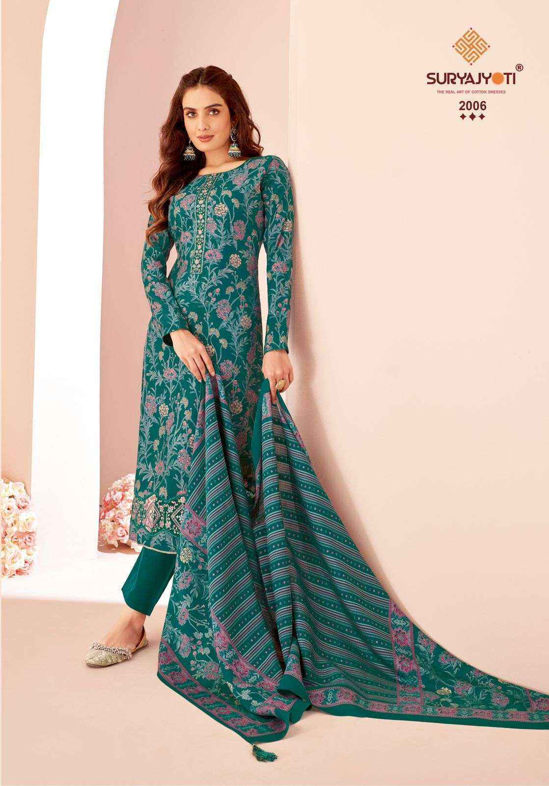 Suryajyoti Kanika Vol 2 Modal Dress Material ( 6 pcs Catalogue )
