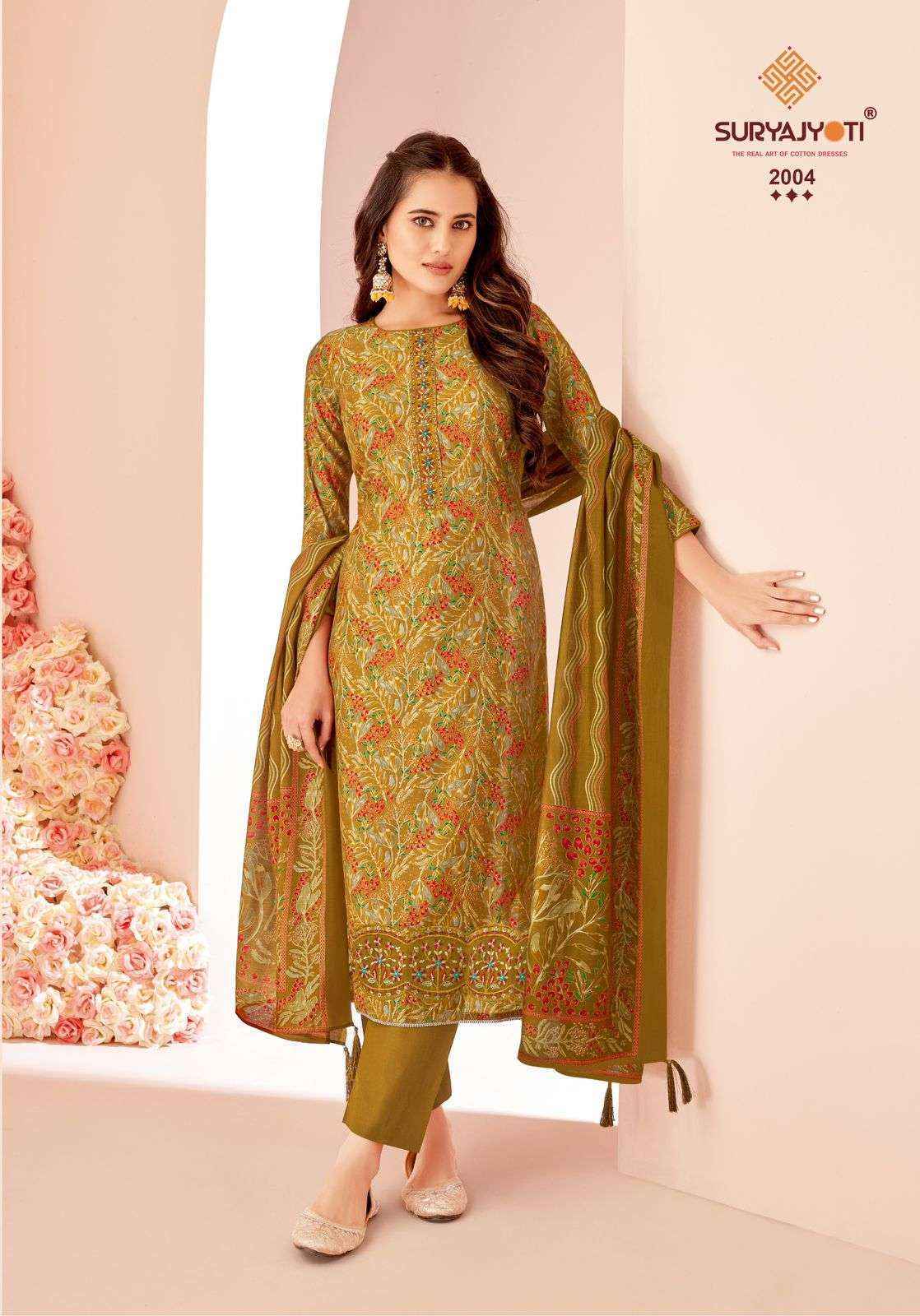 Suryajyoti Kanika Vol 2 Modal Dress Material ( 6 pcs Catalogue )