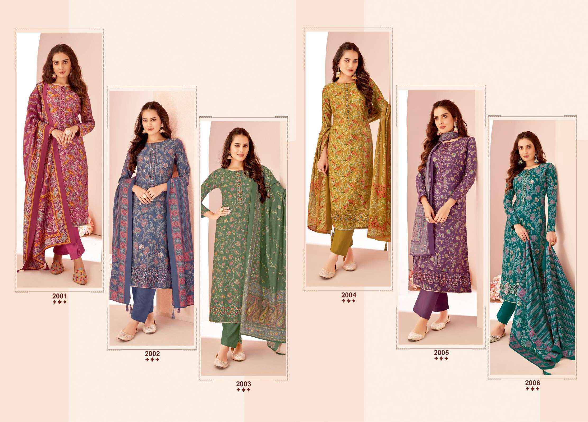 Suryajyoti Kanika Vol 2 Modal Dress Material ( 6 pcs Catalogue )