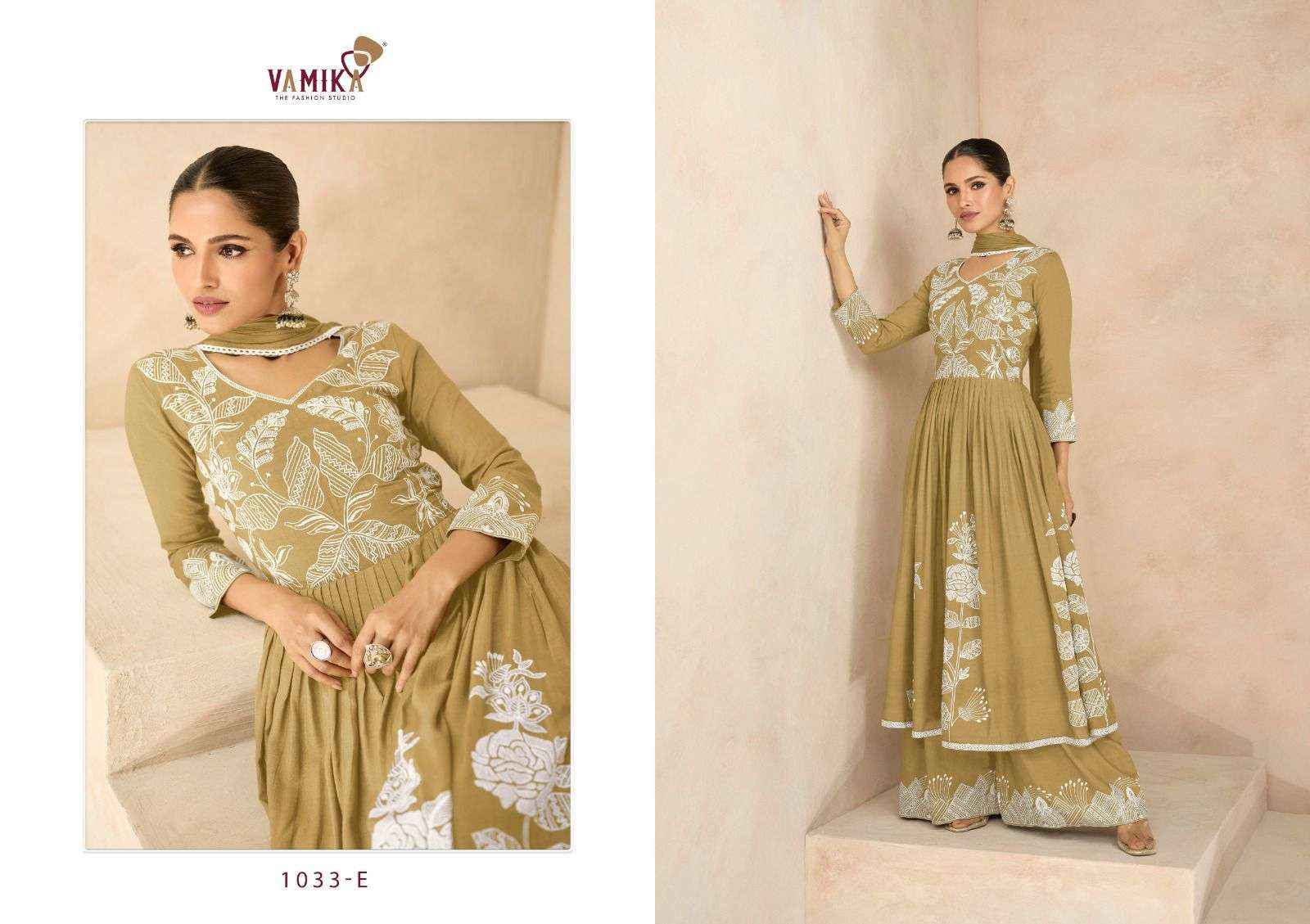 VAMIKA LAKHNAVI VOL 6 SUPER HIT VOL 2 RAYON DESIGNER READYMADE SUIT ( 5 PCS CATALOG )