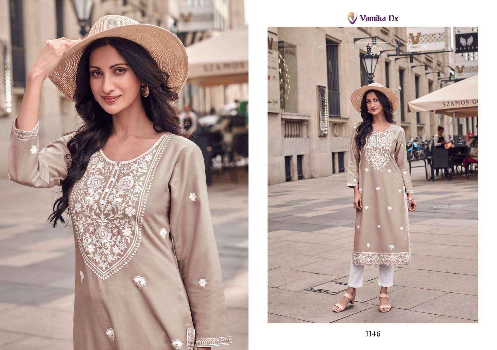 Vamika NX Rooh Vol-8 Rayon Viscose Kurti 6 pcs Catalogue