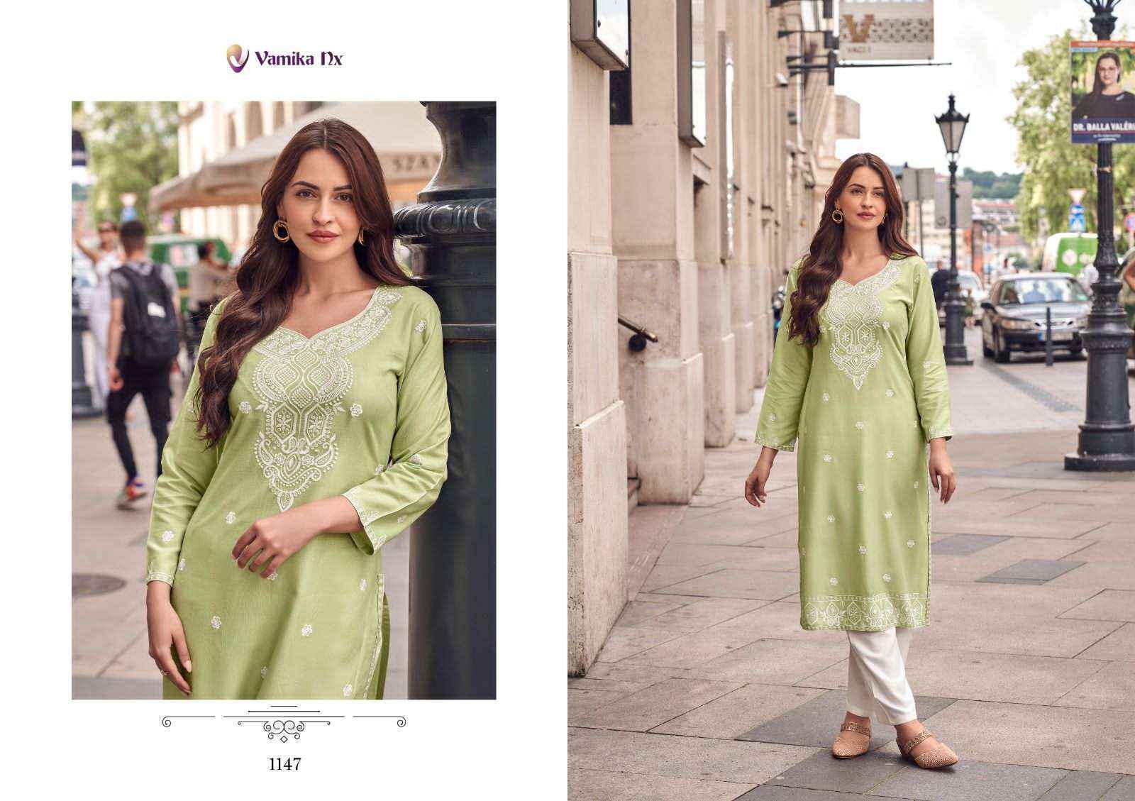 Vamika NX Rooh Vol-8 Rayon Viscose Kurti 6 pcs Catalogue