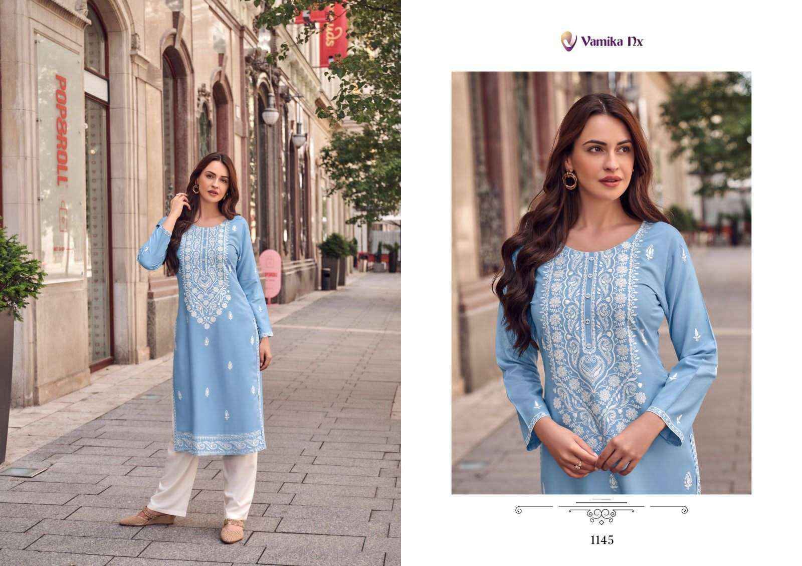 Vamika NX Rooh Vol-8 Rayon Viscose Kurti 6 pcs Catalogue