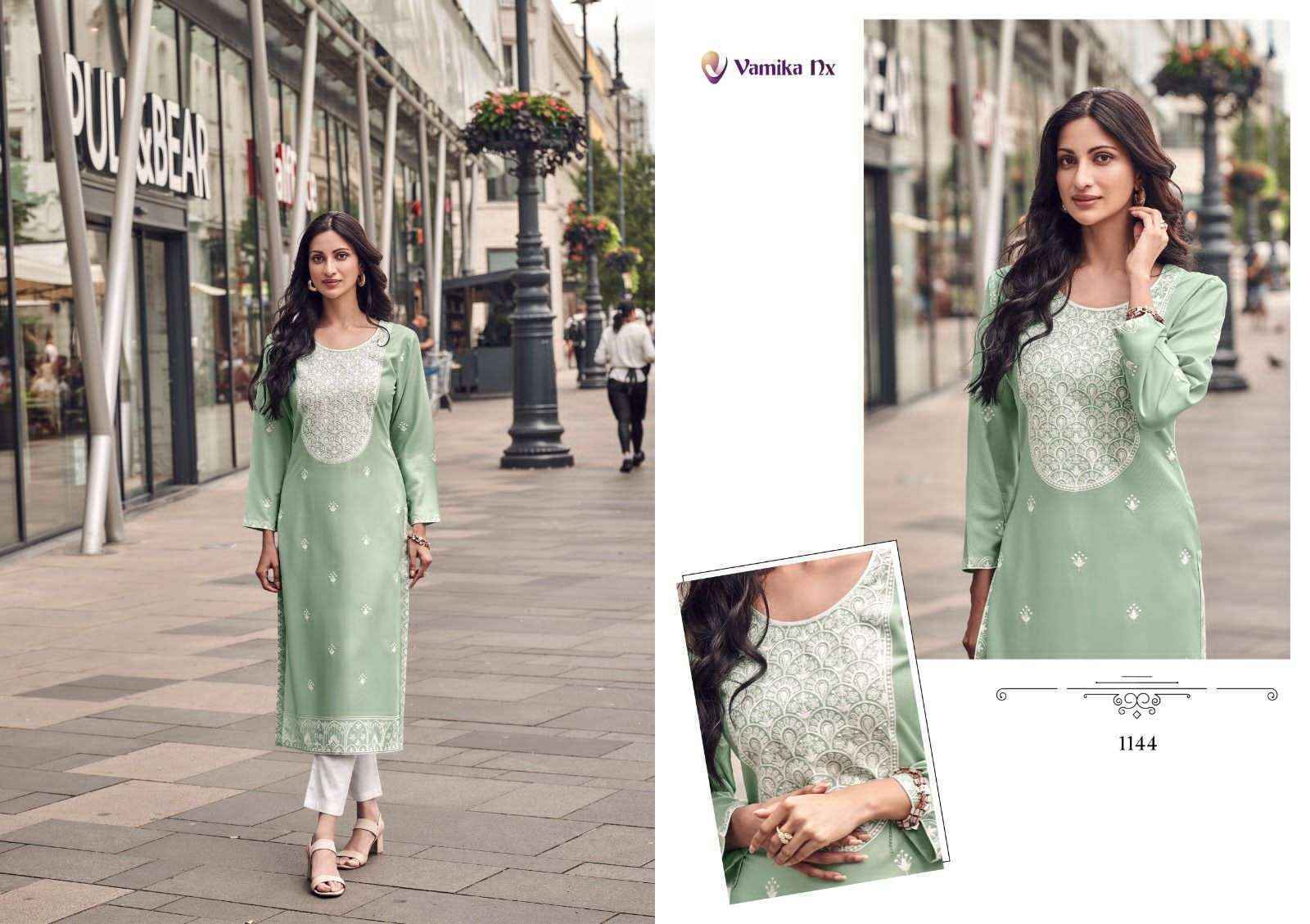 Vamika NX Rooh Vol-8 Rayon Viscose Kurti 6 pcs Catalogue