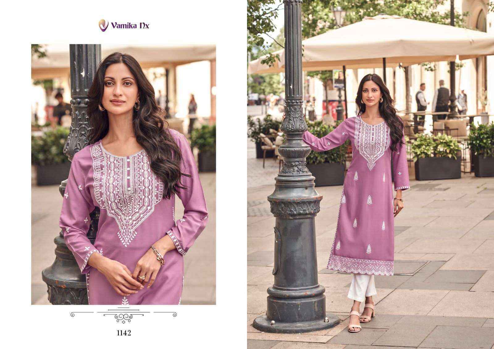 Vamika NX Rooh Vol-8 Rayon Viscose Kurti 6 pcs Catalogue
