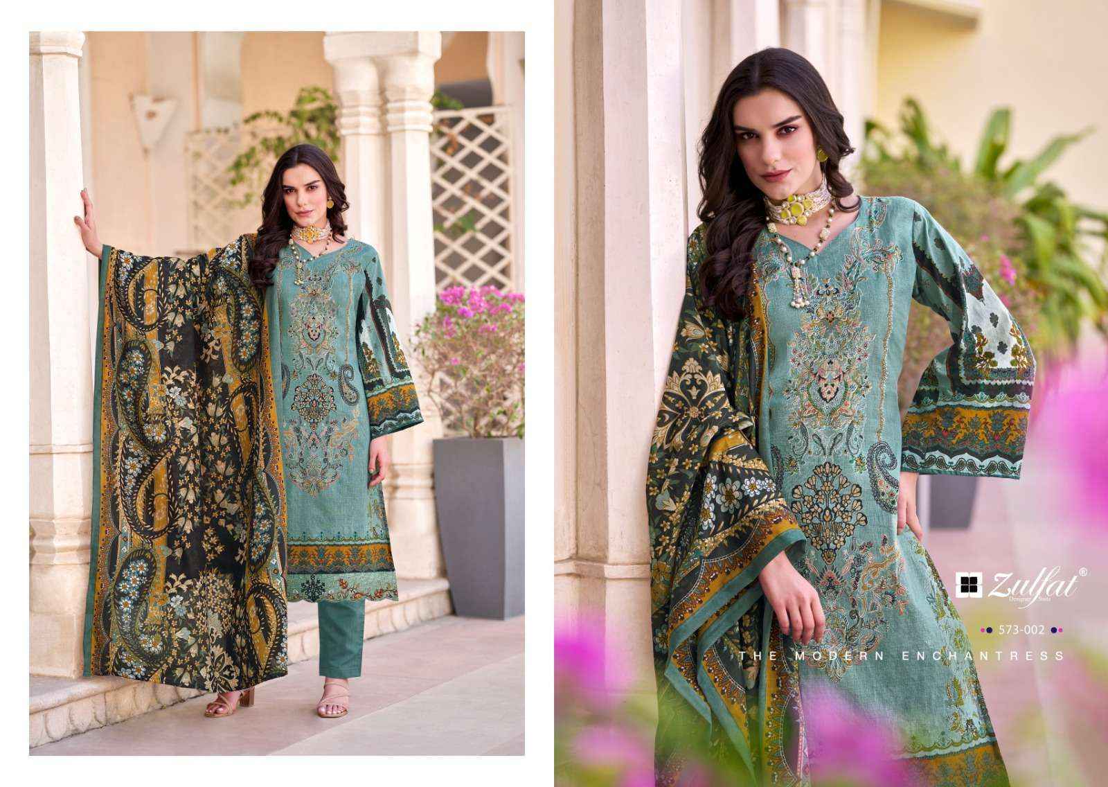 Zulfat Gulrez Vol 3 Cotton Salwar Kameez ( 8 Pc Catalog )