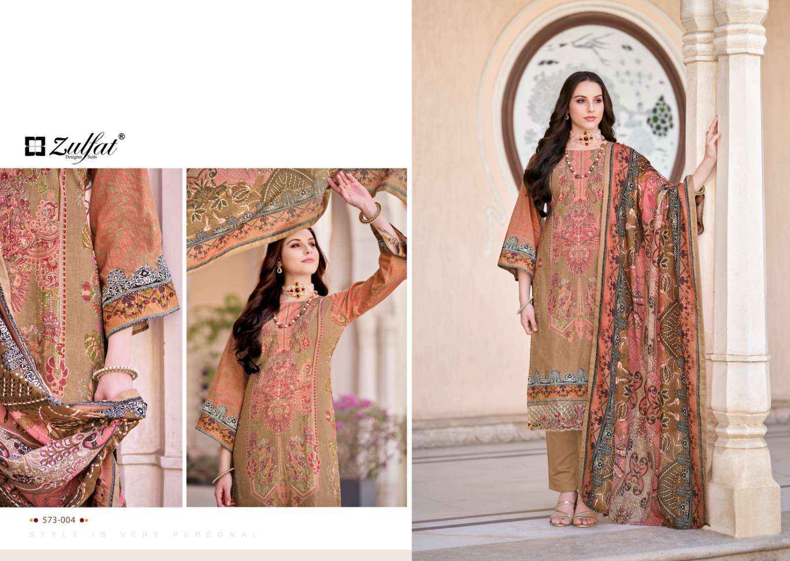 Zulfat Gulrez Vol 3 Cotton Salwar Kameez ( 8 Pc Catalog )