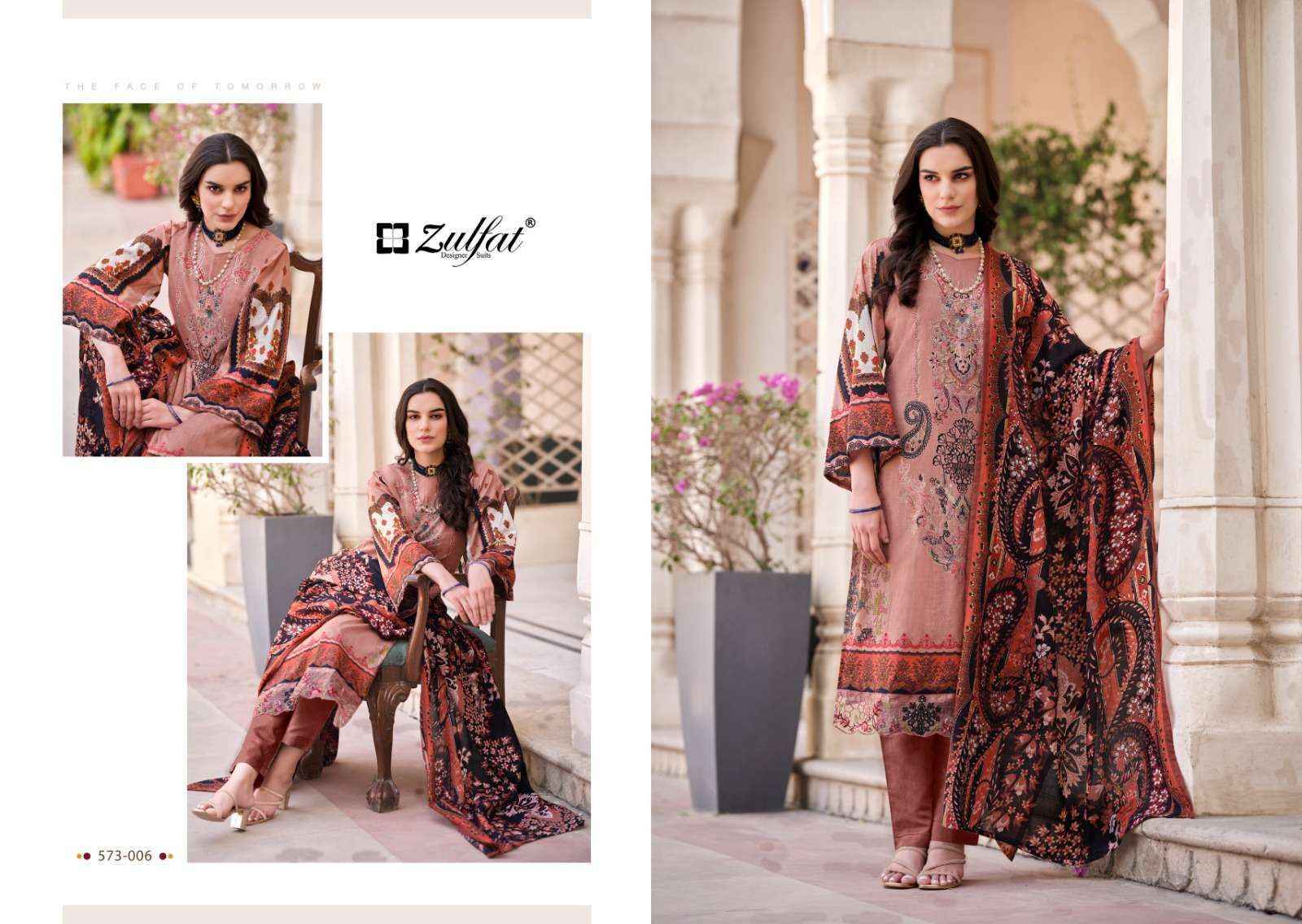 Zulfat Gulrez Vol 3 Cotton Salwar Kameez ( 8 Pc Catalog )