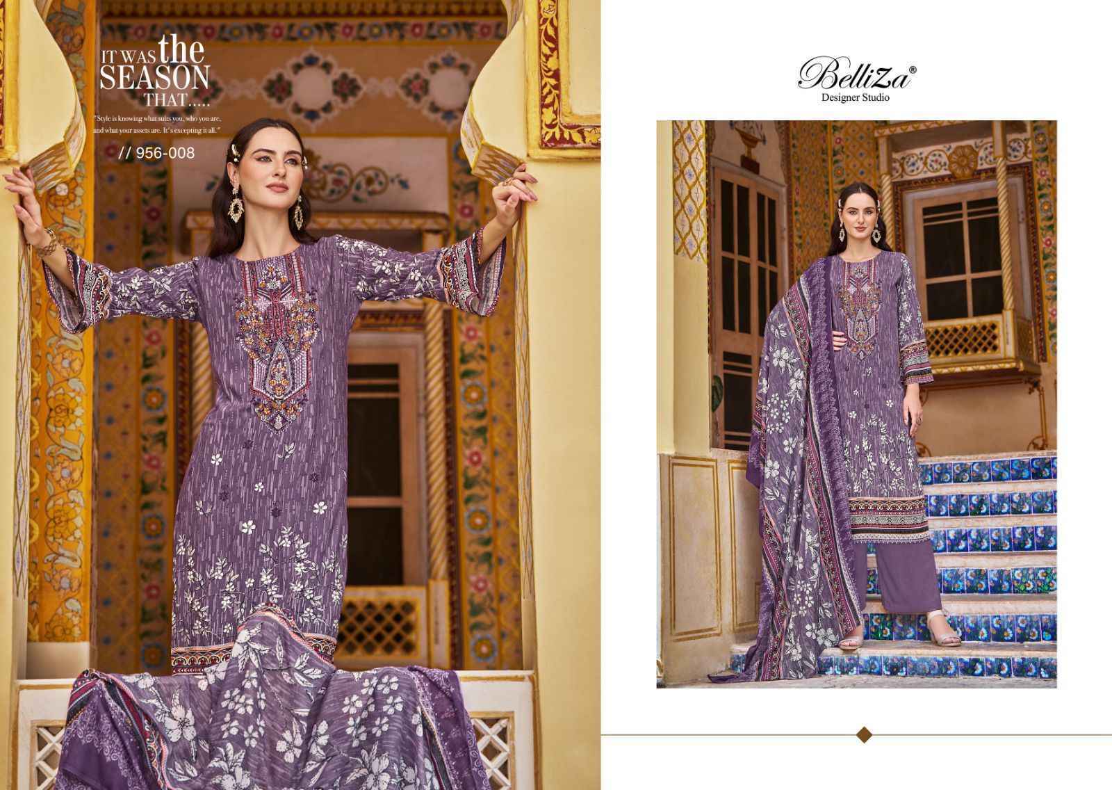 Belliza Designer Riwayat Vol 3 Viscose Rayon Salwar Kameez At Wholesale Price ( 8 pcs catalog )