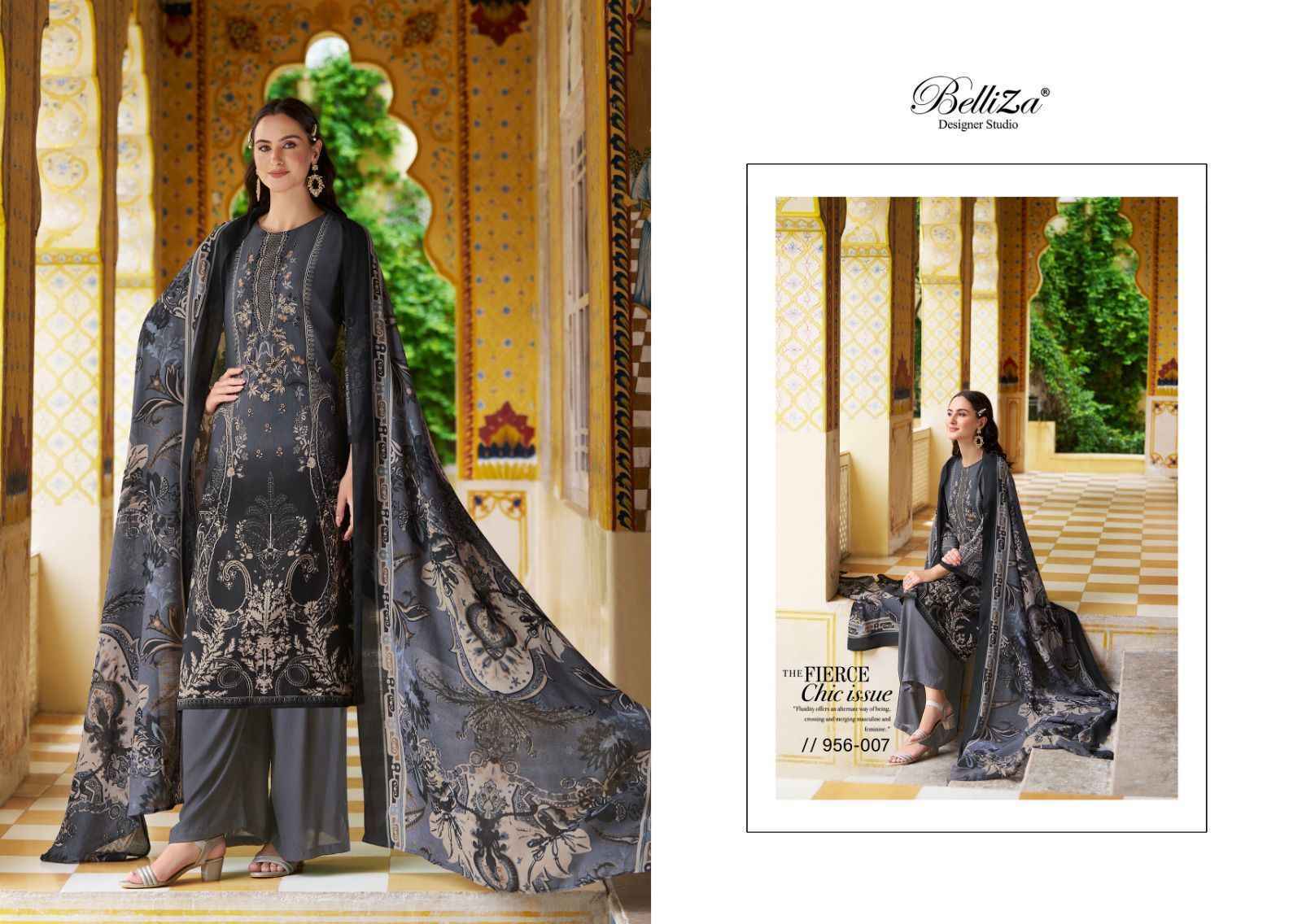 Belliza Designer Riwayat Vol 3 Viscose Rayon Salwar Kameez At Wholesale Price ( 8 pcs catalog )