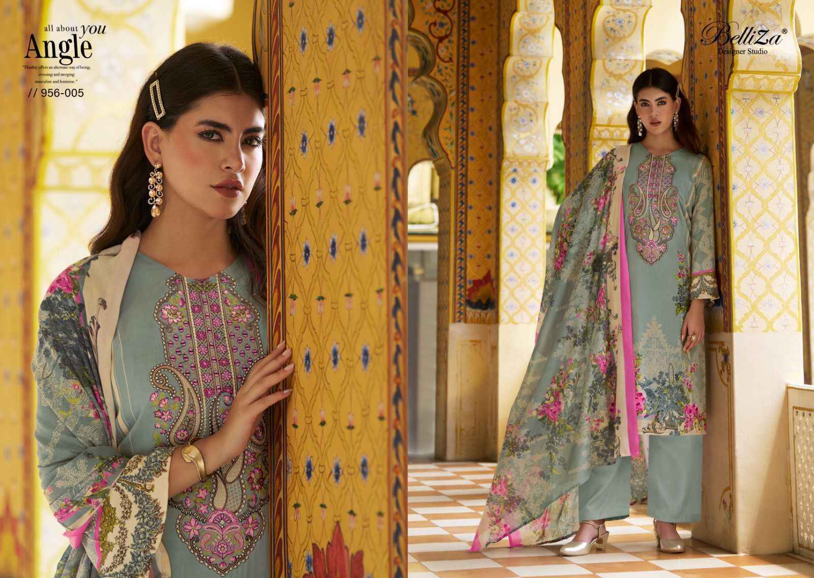 Belliza Designer Riwayat Vol 3 Viscose Rayon Salwar Kameez At Wholesale Price ( 8 pcs catalog )