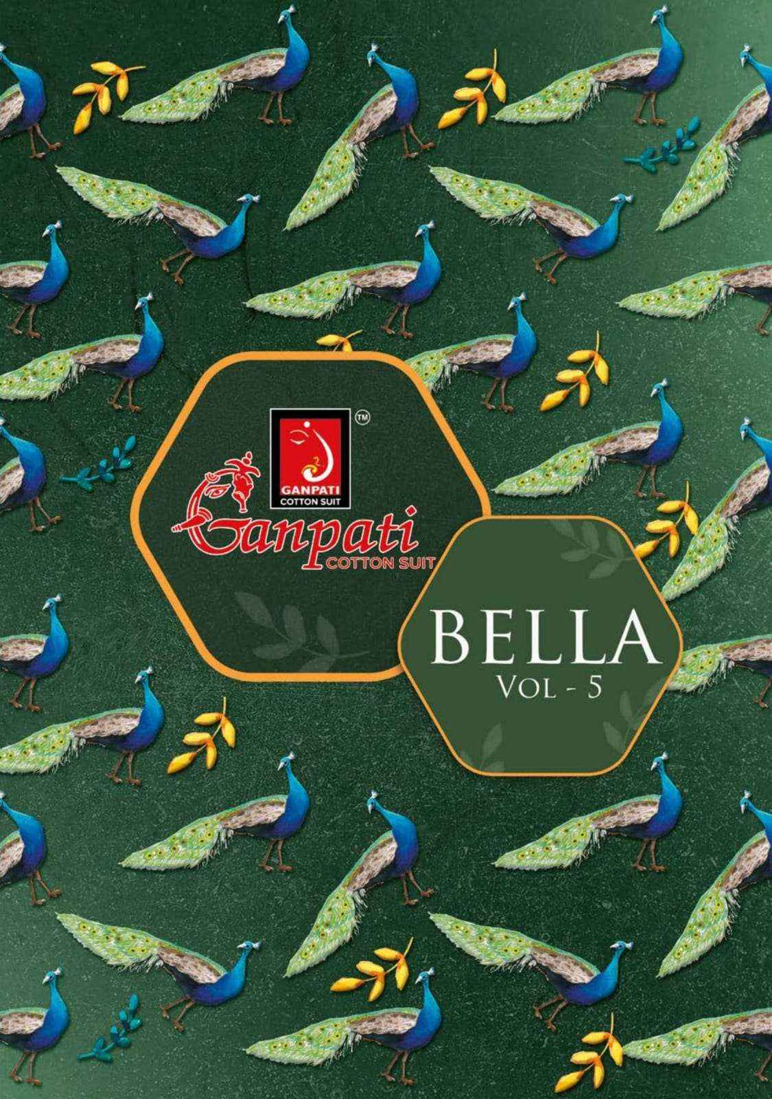 GANPATI BELLA VOL 5 COTTON SALWAR SUIT WHOLESALE PRICE ONLINE ( 15 PCS CATALOG )