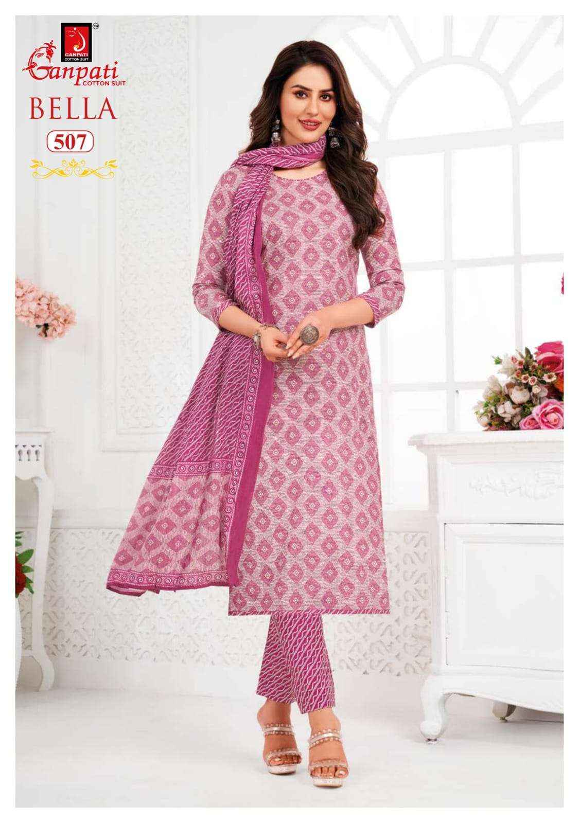 GANPATI BELLA VOL 5 COTTON SALWAR SUIT WHOLESALE PRICE ONLINE ( 15 PCS CATALOG )