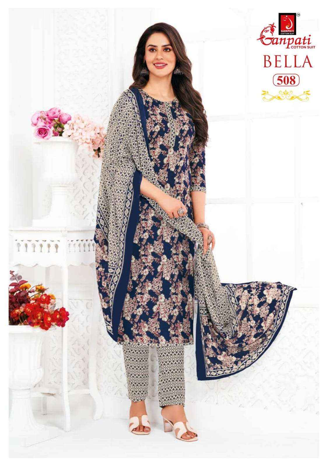 GANPATI BELLA VOL 5 COTTON SALWAR SUIT WHOLESALE PRICE ONLINE ( 15 PCS CATALOG )