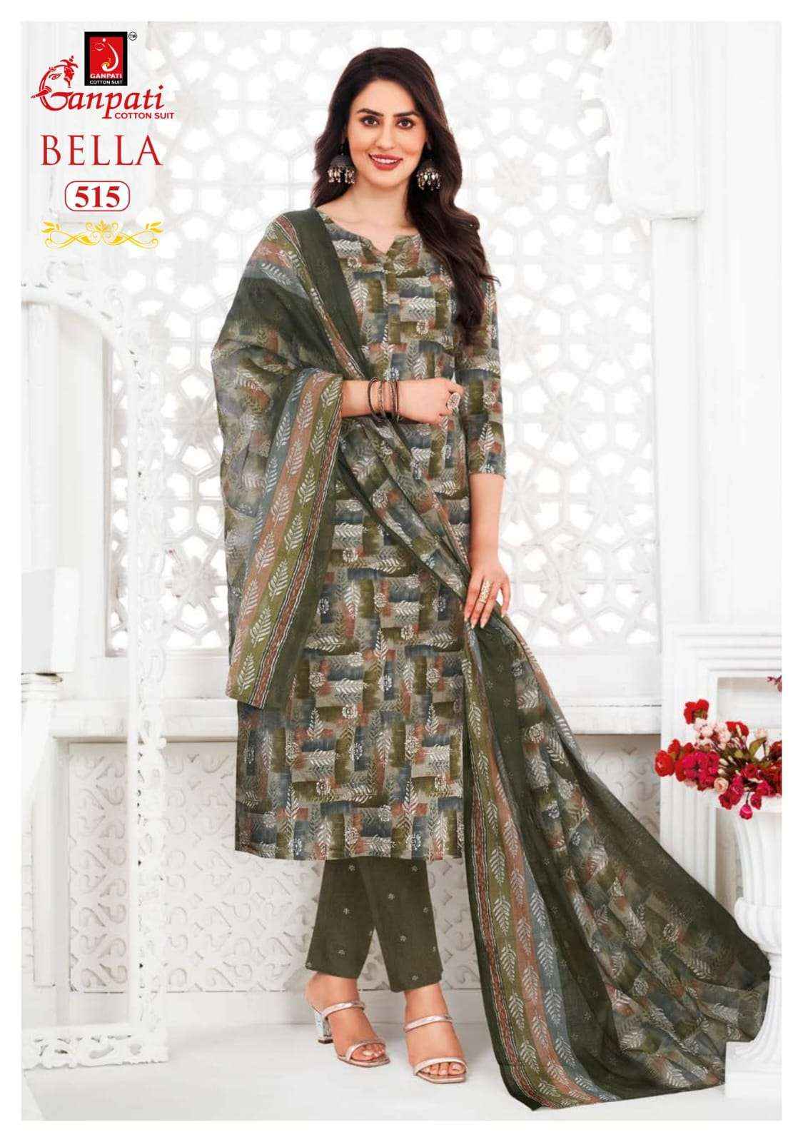 GANPATI BELLA VOL 5 COTTON SALWAR SUIT WHOLESALE PRICE ONLINE ( 15 PCS CATALOG )