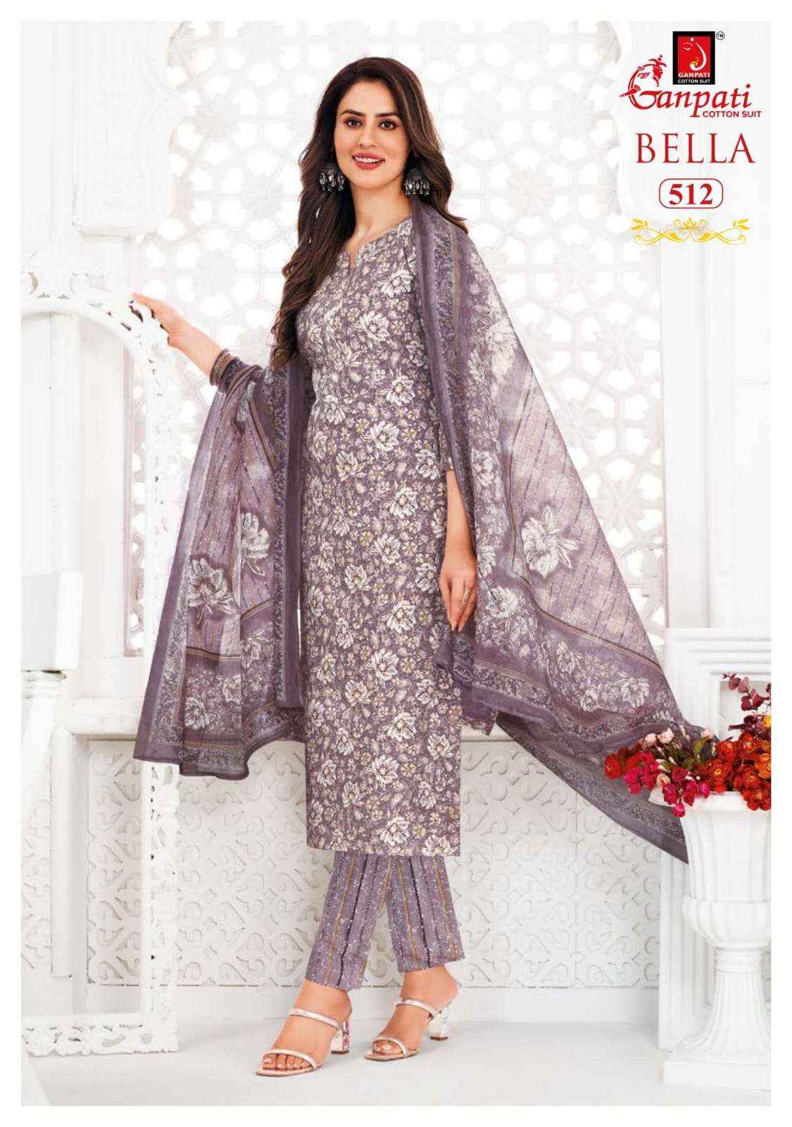 GANPATI BELLA VOL 5 COTTON SALWAR SUIT WHOLESALE PRICE ONLINE ( 15 PCS CATALOG )