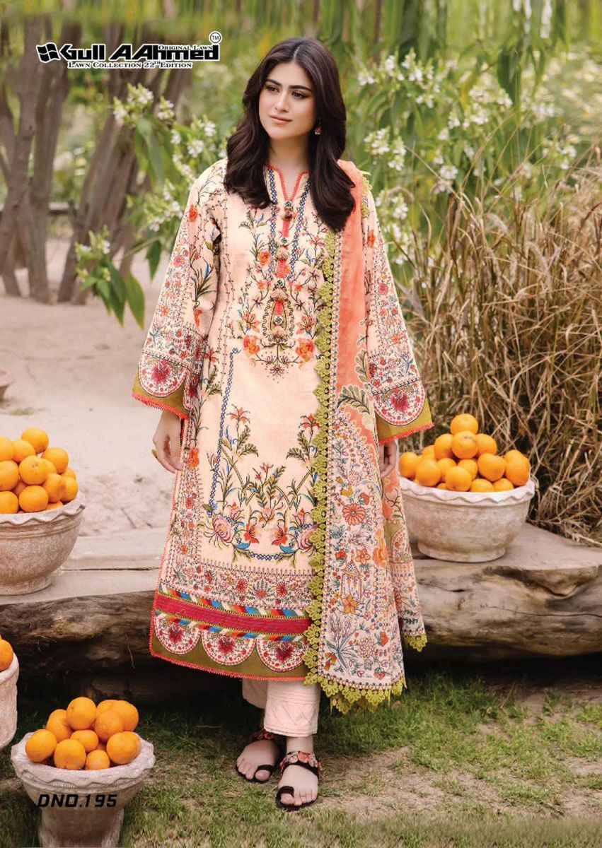 Gull Aahmed Vol 22 Cotton Pakistani Dress Material Wholesale ( 6 pcs Catalogue )