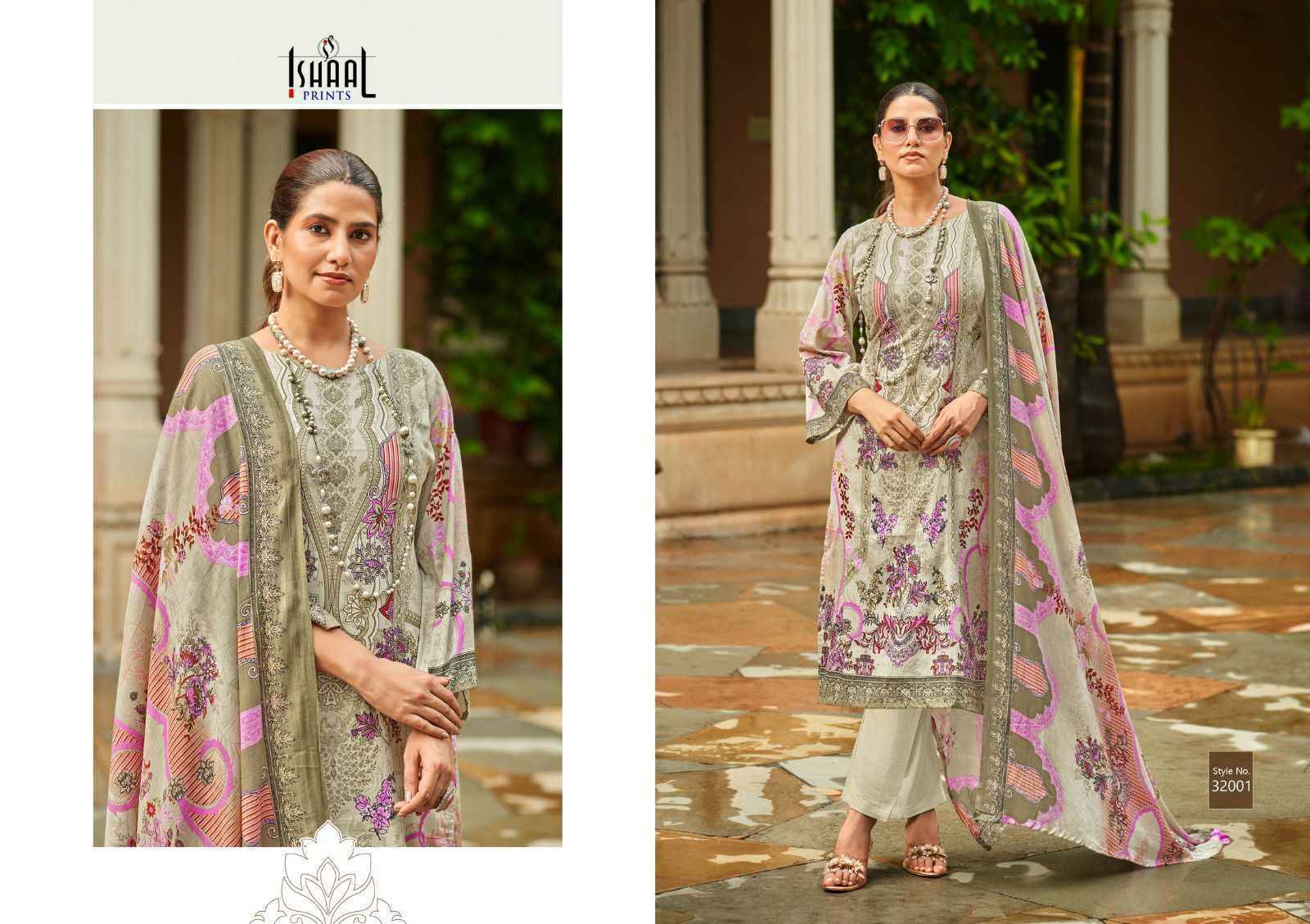 Ishaal Prints Gulmohar Vol 32 Lawn Salwar Kameez (10 Pc Catalouge )