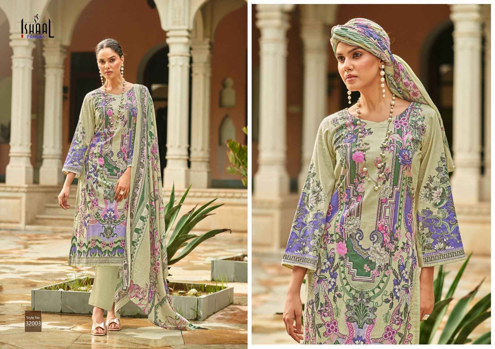 Ishaal Prints Gulmohar Vol 32 Lawn Salwar Kameez (10 Pc Catalouge )