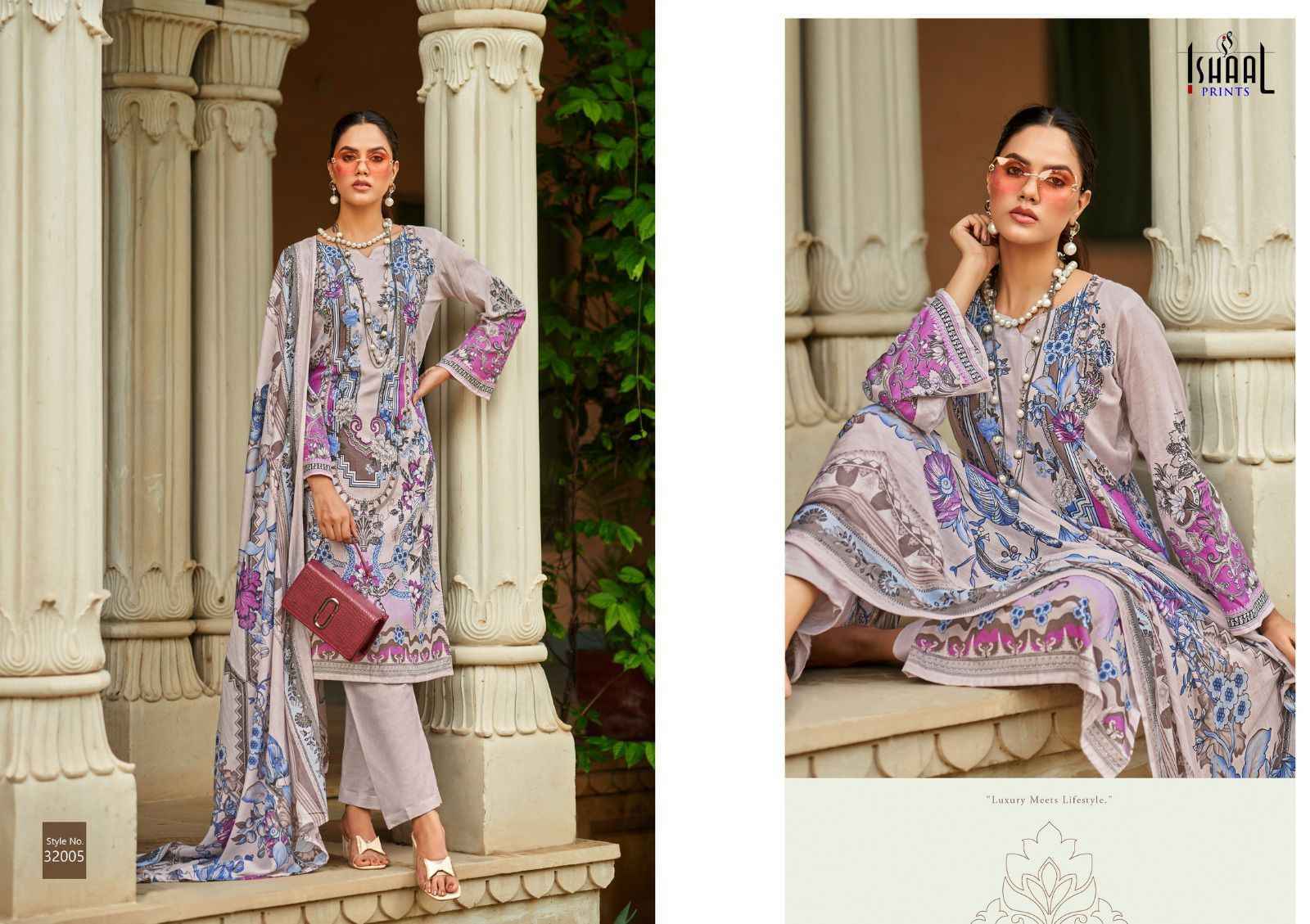 Ishaal Prints Gulmohar Vol 32 Lawn Salwar Kameez (10 Pc Catalouge )