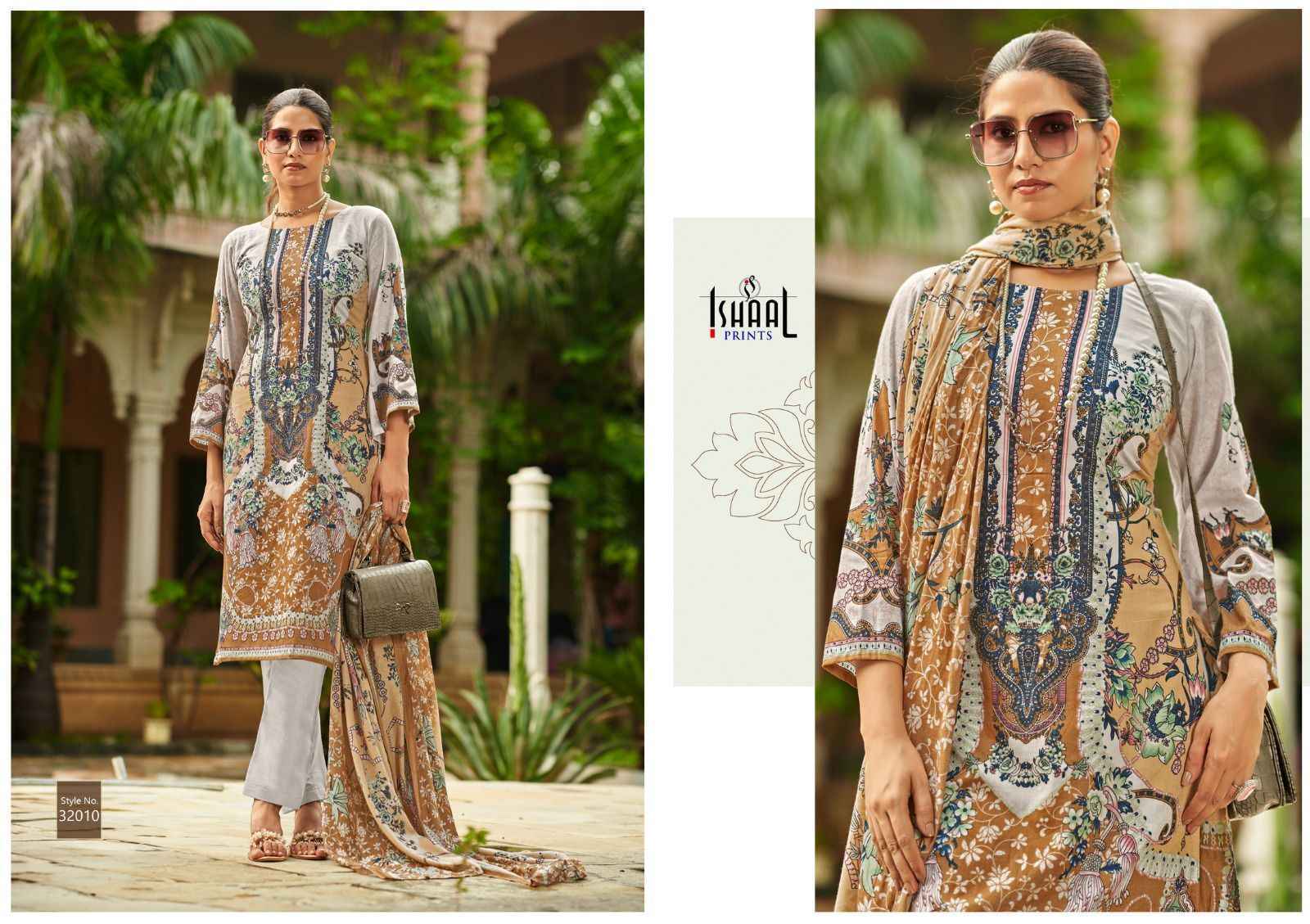 Ishaal Prints Gulmohar Vol 32 Lawn Salwar Kameez (10 Pc Catalouge )