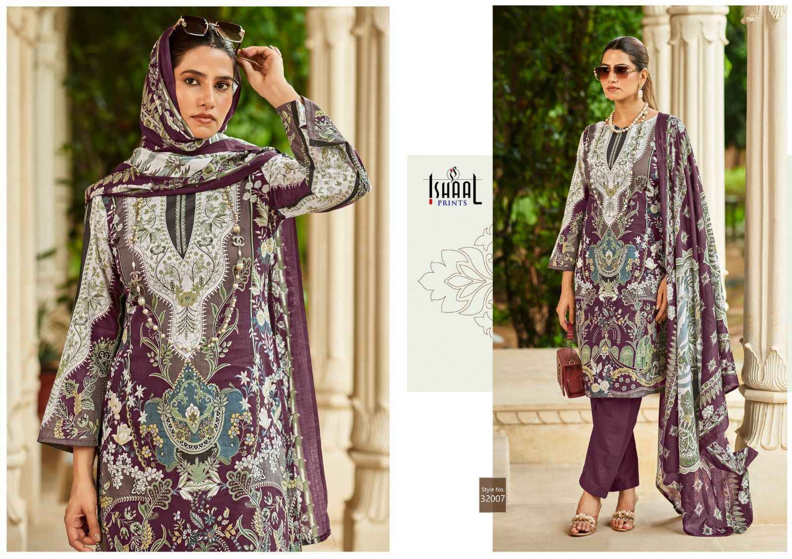 Ishaal Prints Gulmohar Vol 32 Lawn Salwar Kameez (10 Pc Catalouge )