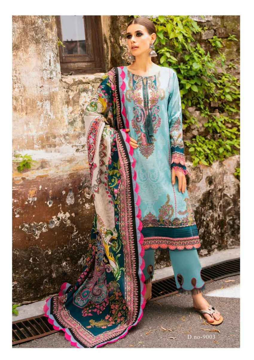 Jade Crimson Exclusive Heavy Lawn Collection Vol 9 Cotton Pakistani Suit ( 6 pc Cataloge )