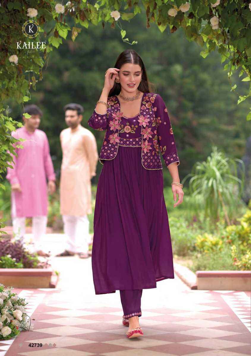 Kailee Fashion Safar Silk Readymade Suit Surat Factory Wholesale ( 5 pcs Catalogue )